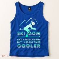 Ski Mom Gift Funny Ski Great Gift Ski Merch Skiing Gift Tank Top thumb 2