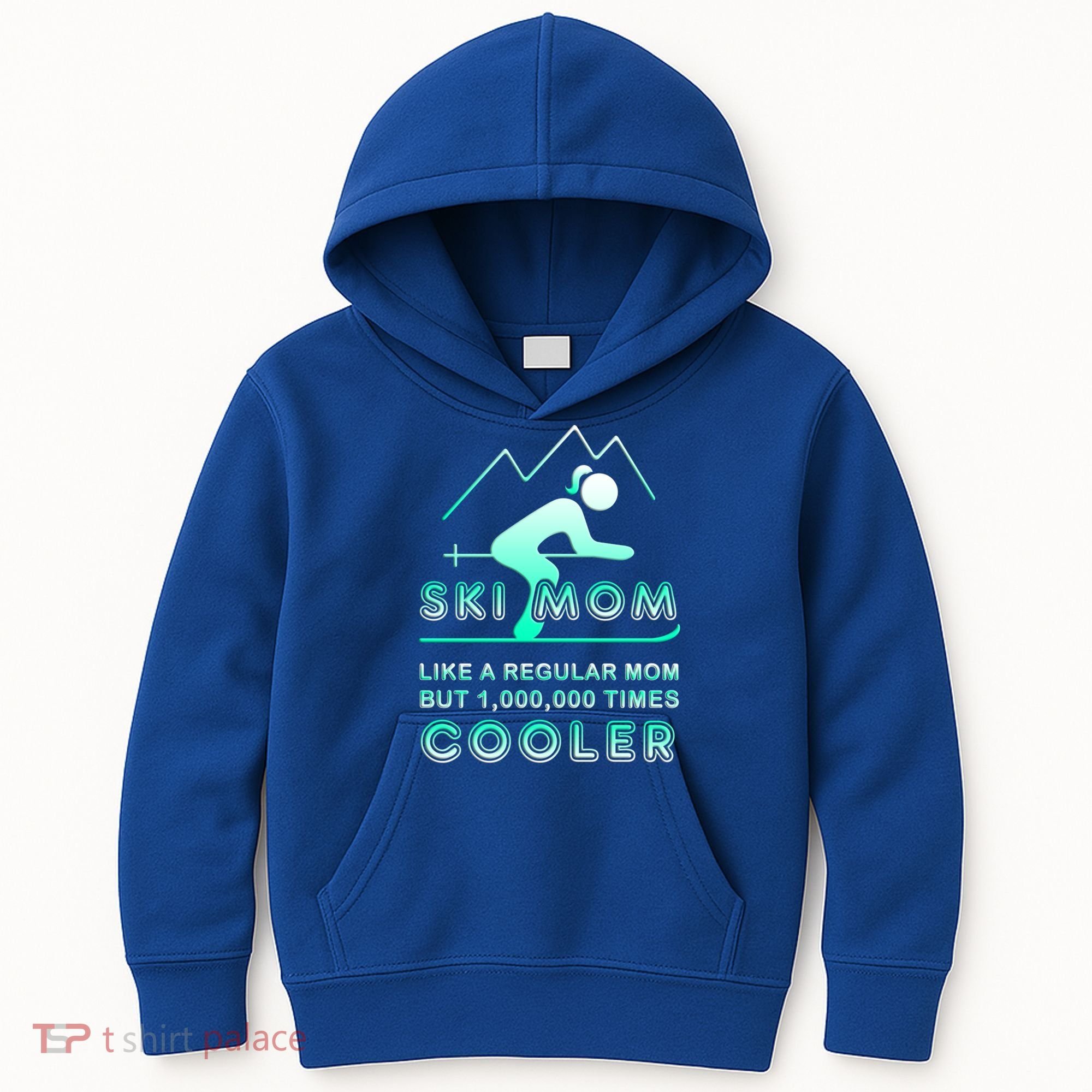 Ski Mom Gift Funny Ski Great Gift Ski Merch Skiing Gift Kids Hoodie