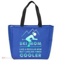Ski Mom Gift Funny Ski Great Gift Ski Merch Skiing Gift Tote Bag thumb 0