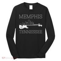 Souvenir Memphis Guitar Music Tennessee Memphis Long Sleeve Shirt thumb 0
