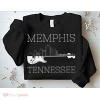 Souvenir Memphis Guitar Music Tennessee Memphis Sweatshirt thumb 2