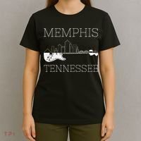 Souvenir Memphis Guitar Music Tennessee Memphis T-Shirt thumb 4