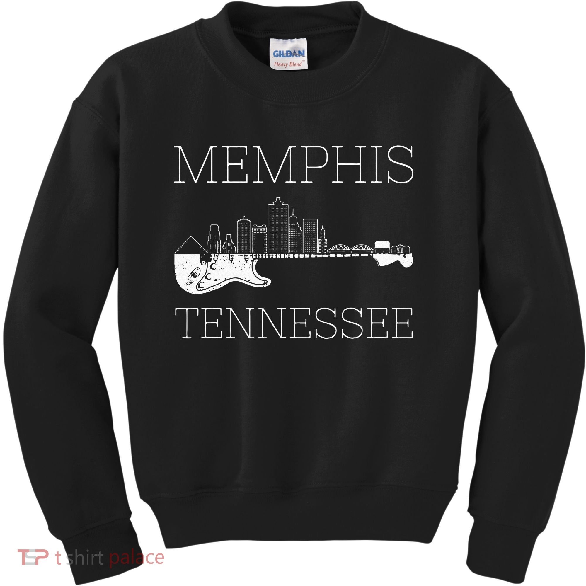 Souvenir Memphis Guitar Music Tennessee Memphis Kids Sweatshirt