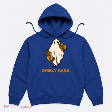 Spooky Mama Ghost Gift Hoodie