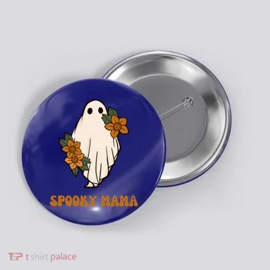 Spooky Mama Ghost Gift Button