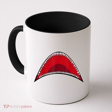 Shark Mouth Graphic Coffee Mug
