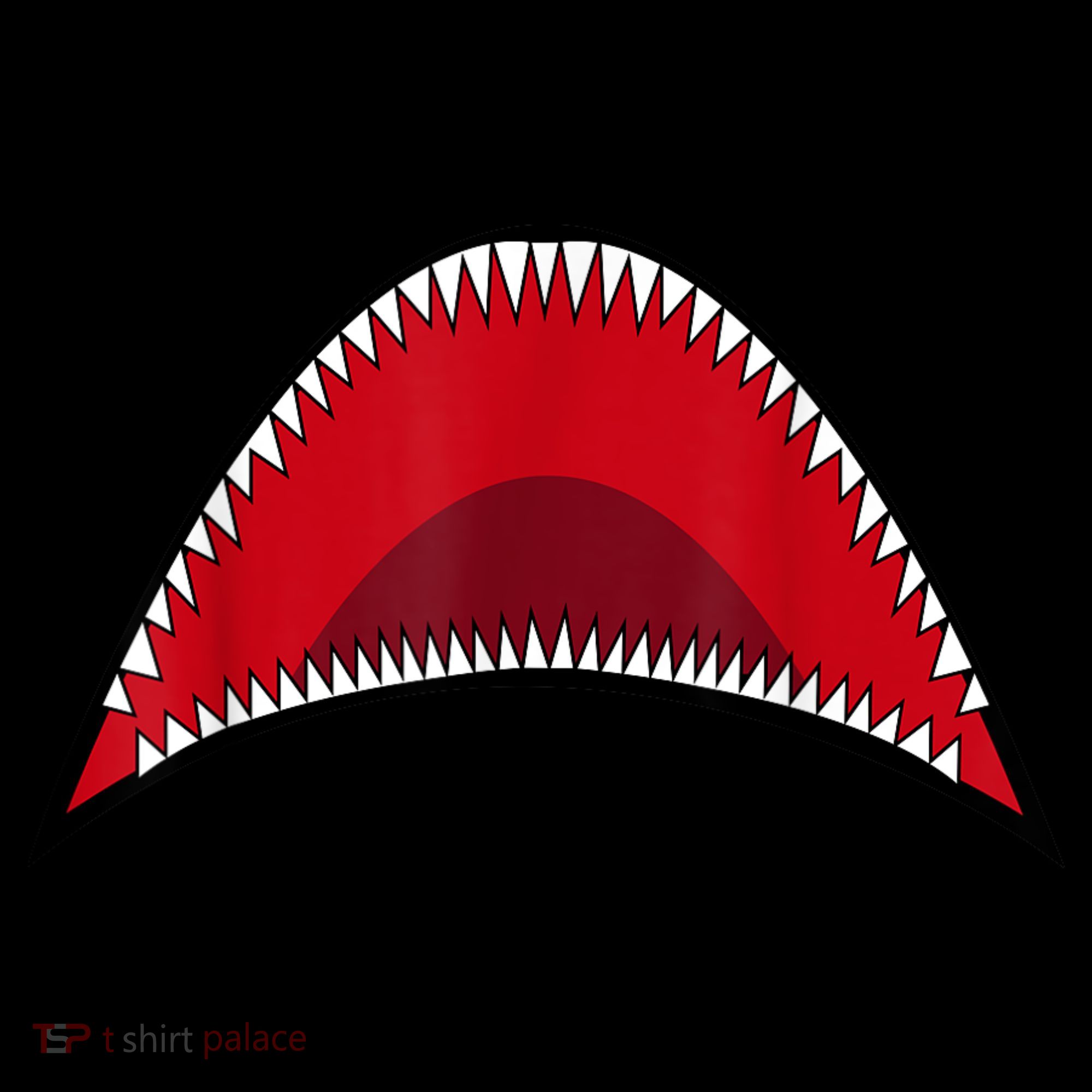 Shark Mouth Graphic Women's Tank Top