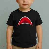 Shark Mouth Graphic Toddler T-Shirt thumb 2