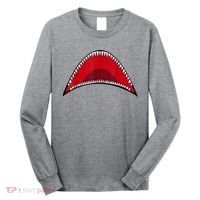 Shark Mouth Graphic Long Sleeve Shirt thumb 0