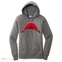 Shark Mouth Graphic Women's Hoodie thumb 0