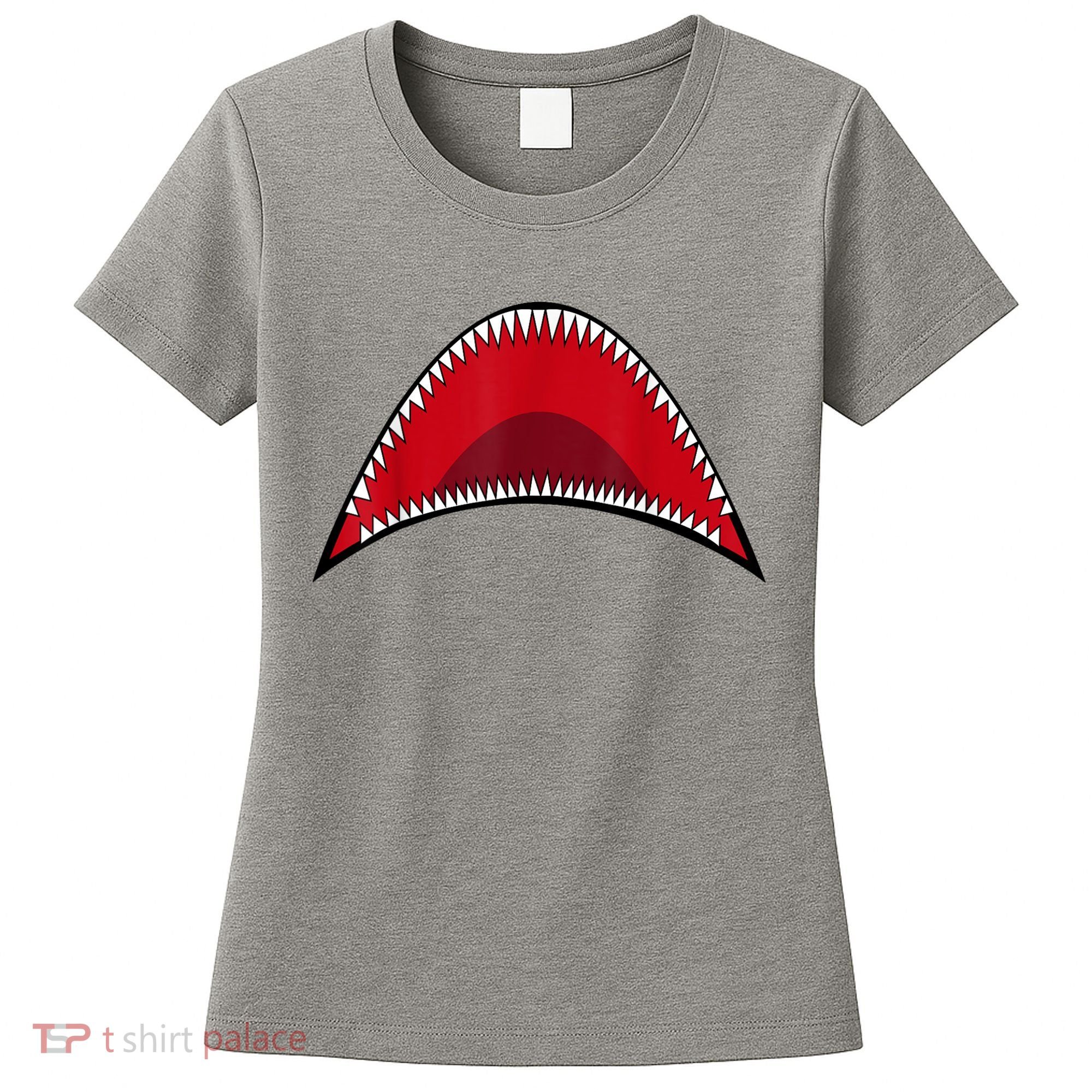 Shark Mouth Graphic Women's T-Shirt