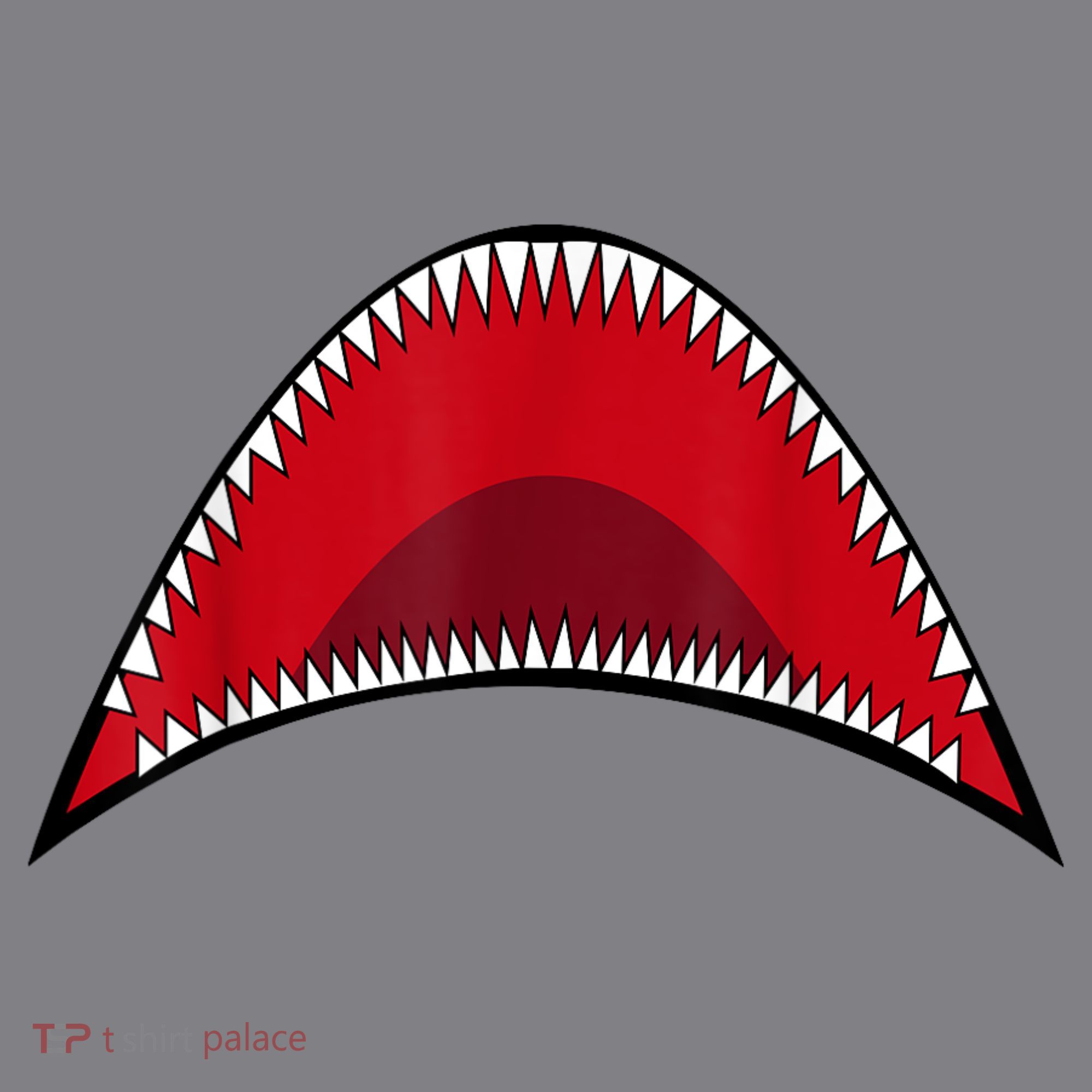 Shark Mouth Graphic Women's T-Shirt