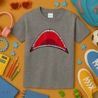 Shark Mouth Graphic Kids T-Shirt thumb 3