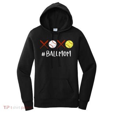 Softball Mom Gift Baseball Mom Great Gift Funny Gift Women's Hoodie