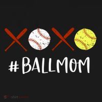 Softball Mom Gift Baseball Mom Great Gift Funny Gift Women's Hoodie thumb 2