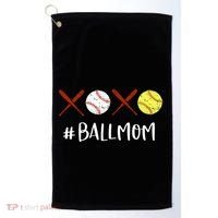 Softball Mom Gift Baseball Mom Great Gift Funny Gift Golf Towel thumb 0