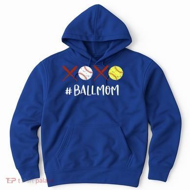Softball Mom Gift Baseball Mom Great Gift Funny Gift Hoodie
