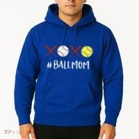 Softball Mom Gift Baseball Mom Great Gift Funny Gift Hoodie thumb 2