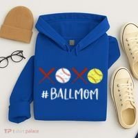 Softball Mom Gift Baseball Mom Great Gift Funny Gift Hoodie thumb 4