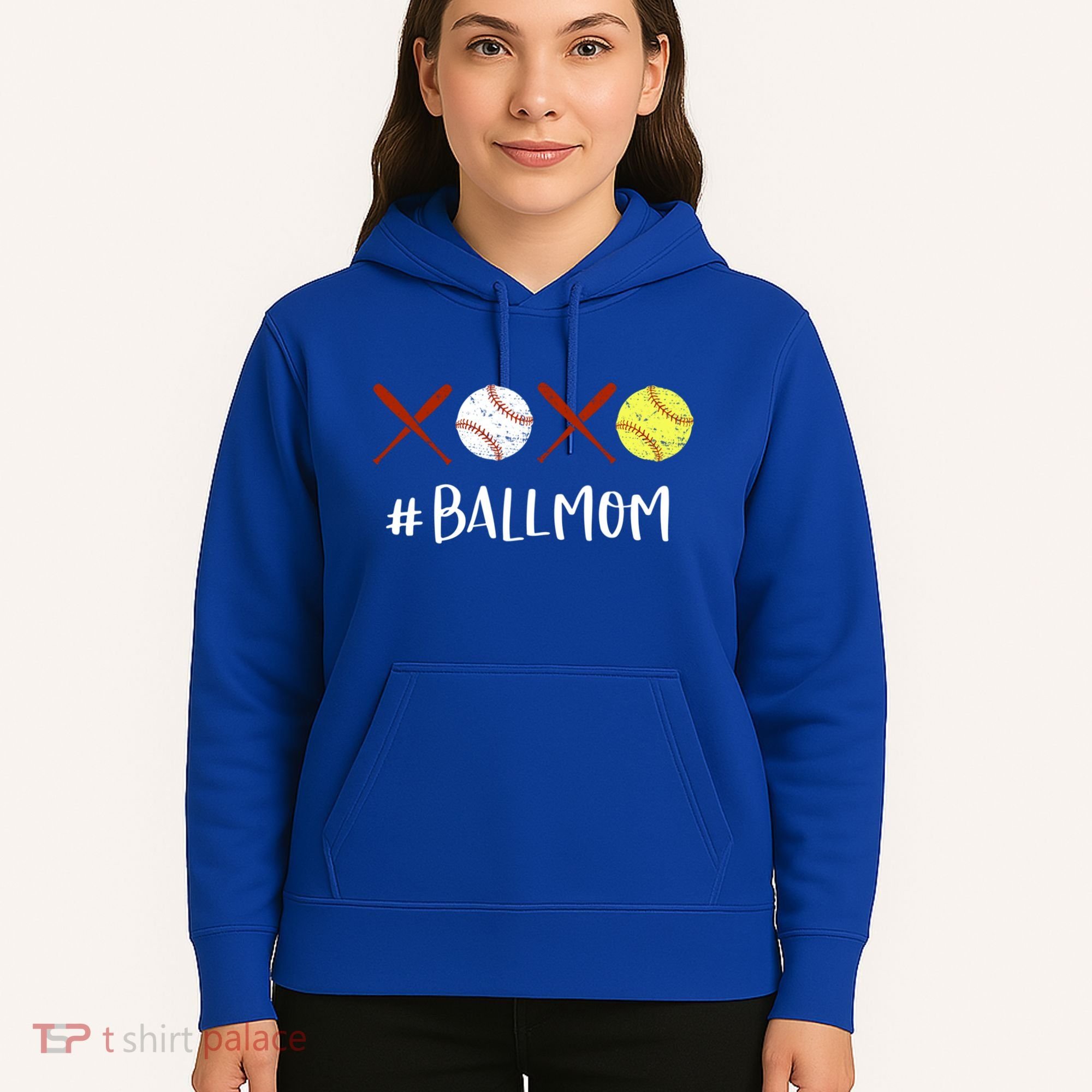 Softball Mom Gift Baseball Mom Great Gift Funny Gift Hoodie