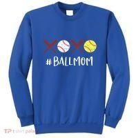 Softball Mom Gift Baseball Mom Great Gift Funny Gift Sweatshirt thumb 0
