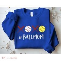 Softball Mom Gift Baseball Mom Great Gift Funny Gift Sweatshirt thumb 2