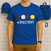 Softball Mom Gift Baseball Mom Great Gift Funny Gift T-Shirt thumb 6