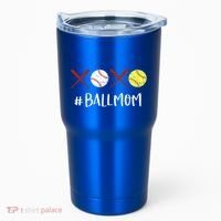 Softball Mom Gift Baseball Mom Great Gift Funny Gift Tumbler thumb 0
