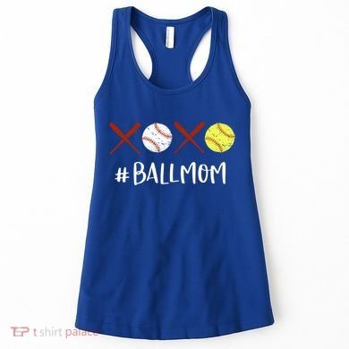 Softball Mom Gift Baseball Mom Great Gift Funny Gift Women's Tank Top
