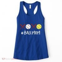 Softball Mom Gift Baseball Mom Great Gift Funny Gift Women's Tank Top thumb 0