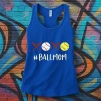 Softball Mom Gift Baseball Mom Great Gift Funny Gift Women's Tank Top thumb 3