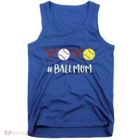 Softball Mom Gift Baseball Mom Great Gift Funny Gift Tank Top thumb 0