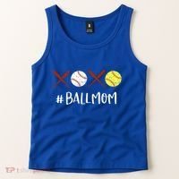 Softball Mom Gift Baseball Mom Great Gift Funny Gift Tank Top thumb 2