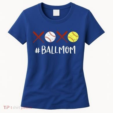Softball Mom Gift Baseball Mom Great Gift Funny Gift Women's T-Shirt