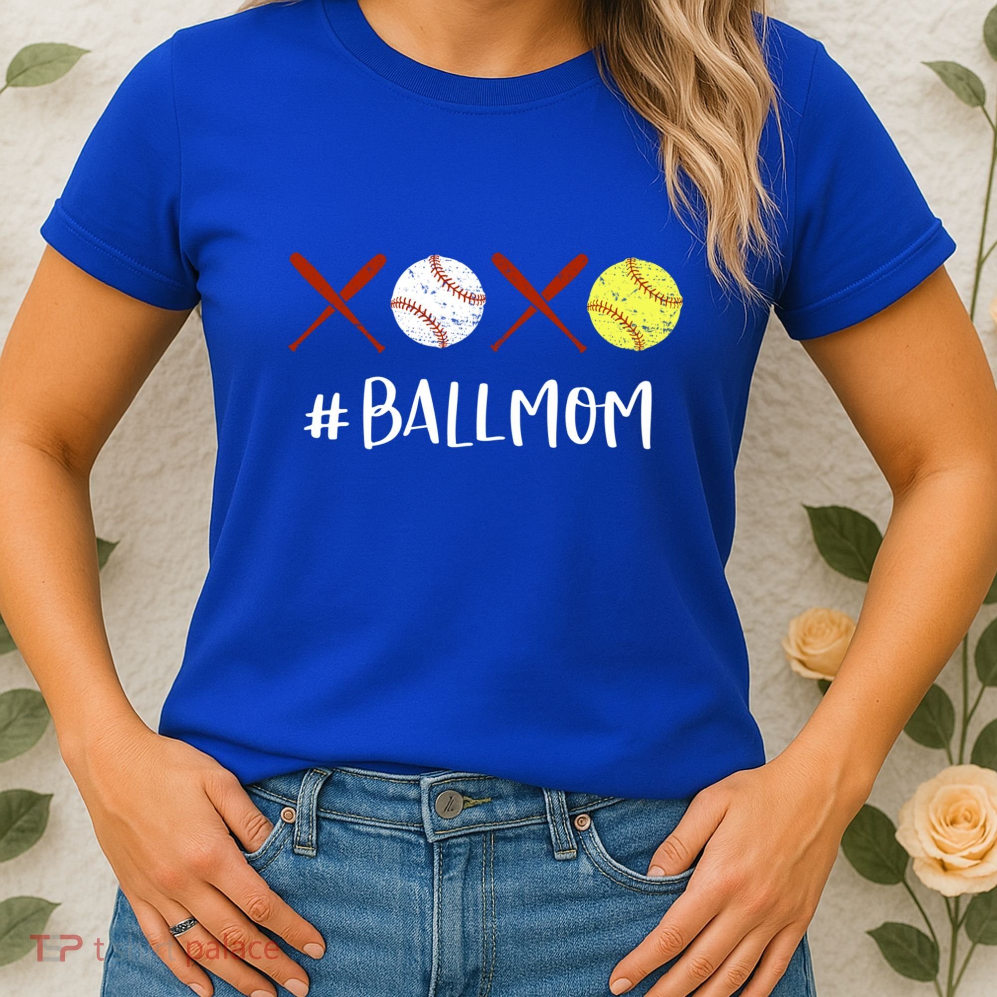 Softball Mom Gift Baseball Mom Great Gift Funny Gift Women's T-Shirt
