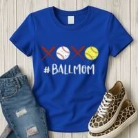 Softball Mom Gift Baseball Mom Great Gift Funny Gift Women's T-Shirt thumb 3