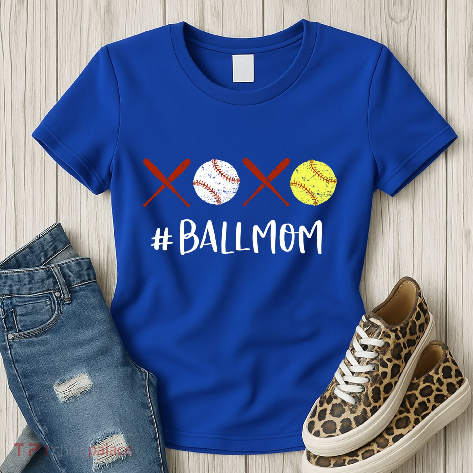Softball Mom Gift Baseball Mom Great Gift Funny Gift Women's T-Shirt