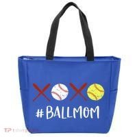 Softball Mom Gift Baseball Mom Great Gift Funny Gift Tote Bag thumb 0