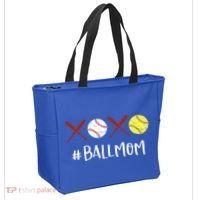 Softball Mom Gift Baseball Mom Great Gift Funny Gift Tote Bag thumb 2