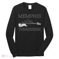 Souvenir Memphis Guitar Music Tennessee Memphis Long Sleeve Shirt thumb 0