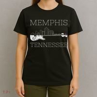 Souvenir Memphis Guitar Music Tennessee Memphis T-Shirt thumb 4
