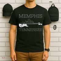 Souvenir Memphis Guitar Music Tennessee Memphis T-Shirt thumb 6