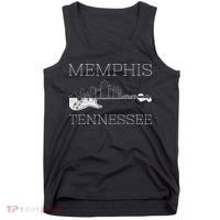 Souvenir Memphis Guitar Music Tennessee Memphis Tank Top thumb 0