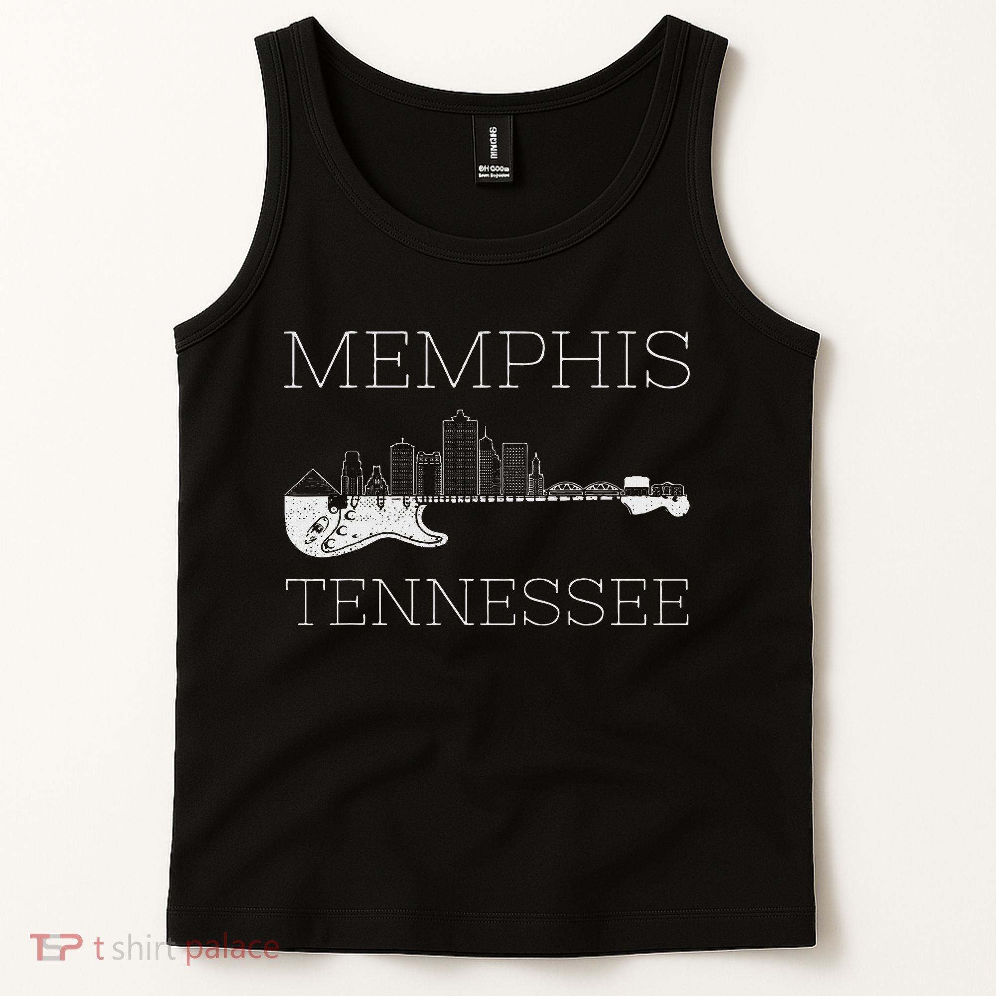 Souvenir Memphis Guitar Music Tennessee Memphis Tank Top