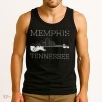 Souvenir Memphis Guitar Music Tennessee Memphis Tank Top thumb 3