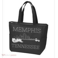 Souvenir Memphis Guitar Music Tennessee Memphis Tote Bag thumb 3