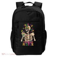 Skeleton Mardi Gras Pour Me Something Mister Fat Tuesday Celebration Gift Backpack thumb 0