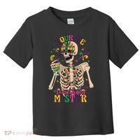 Skeleton Mardi Gras Pour Me Something Mister Fat Tuesday Celebration Gift Toddler T-Shirt thumb 0