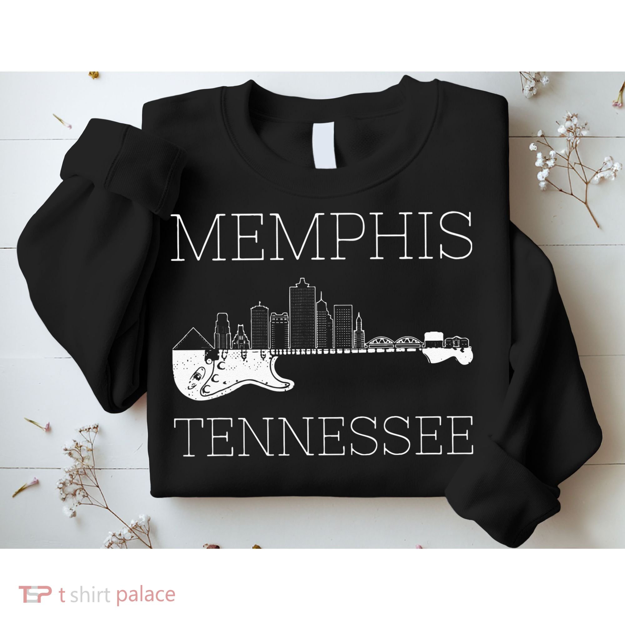 Souvenir Memphis Guitar Music Tennessee Memphis Sweatshirt