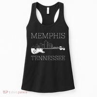 Souvenir Memphis Guitar Music Tennessee Memphis Women's Tank Top thumb 0